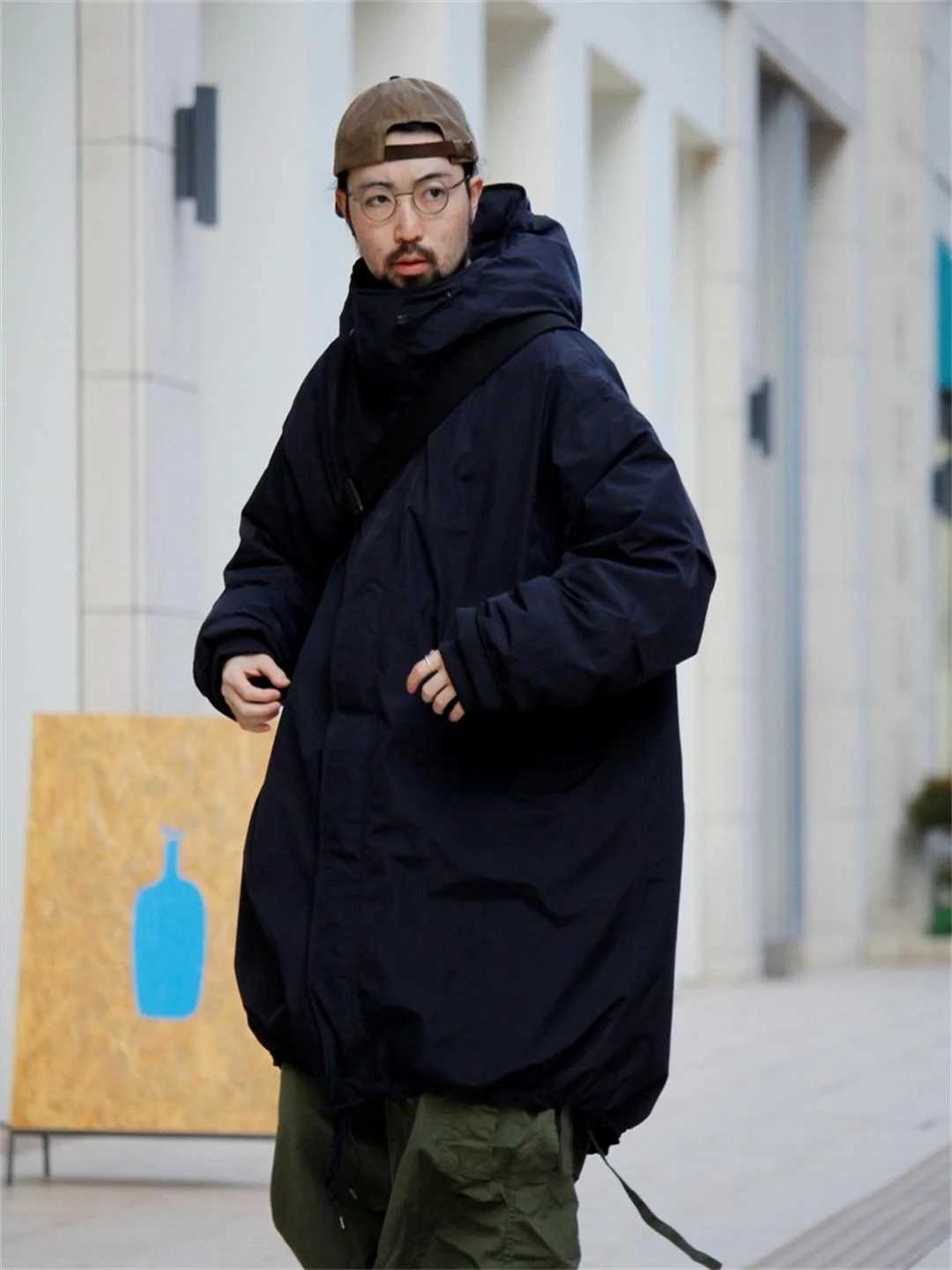 Men's Down Parkas 24AW Nanamica LongDown ultra long fully laminated photoelectric waterproof down jacket Q241217