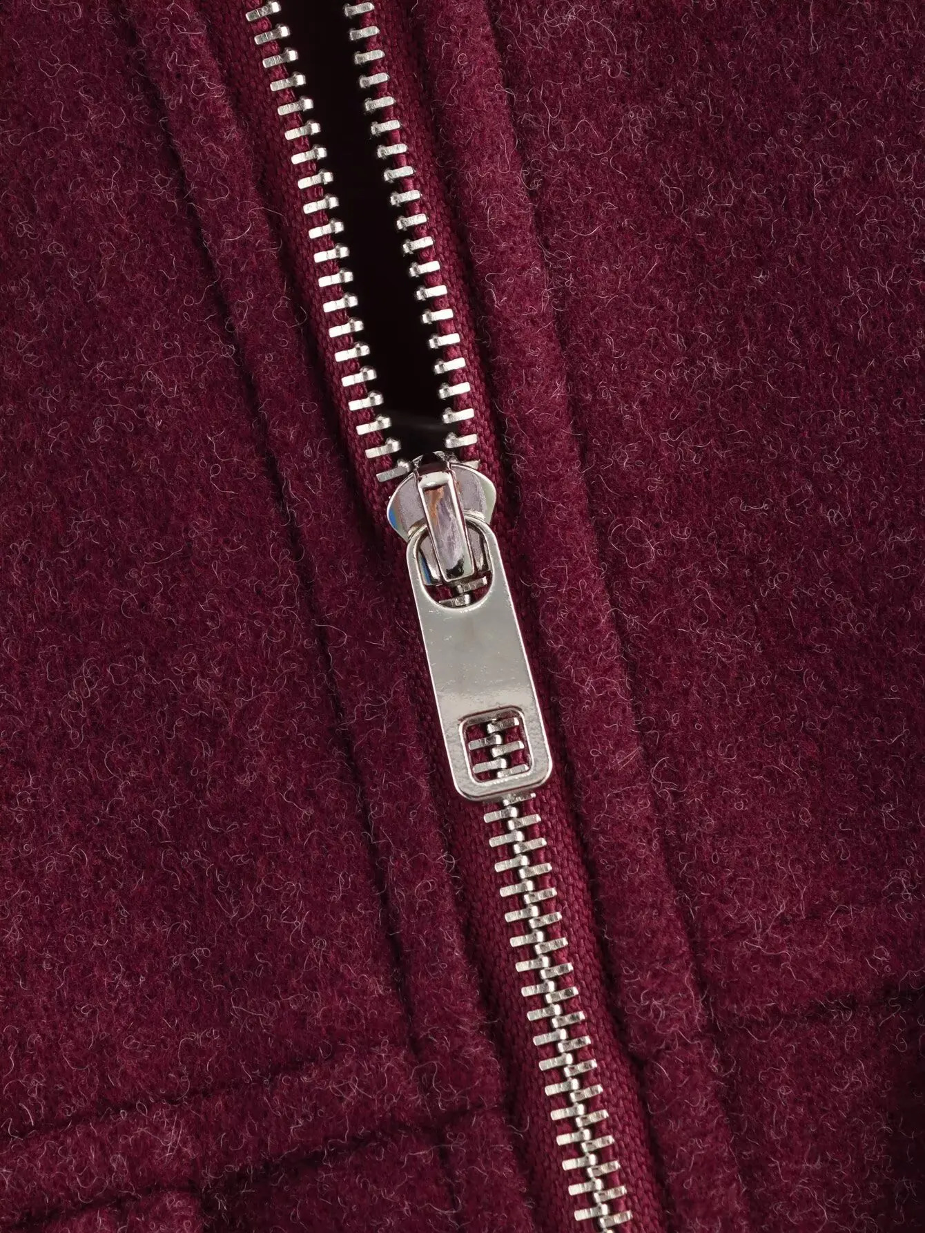 UETEEY 2024 premium outerwear womens winter Burgundy 241212Z