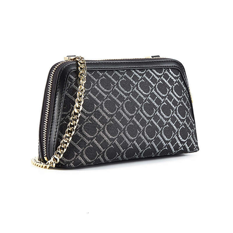 Women's Bags Letter Printed Light Suede Leather Chain Shoulder Bag Fashion Retro Crossbody Designer