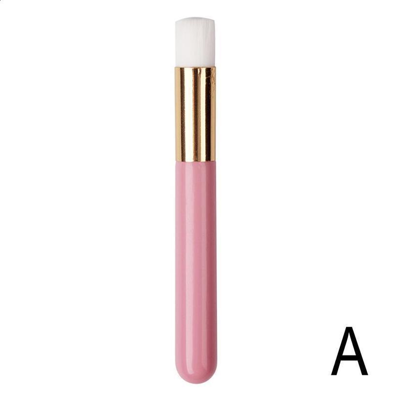 False eyelashes mousse brush household cleaning nose washing brush flat head makeup black head removal 241008