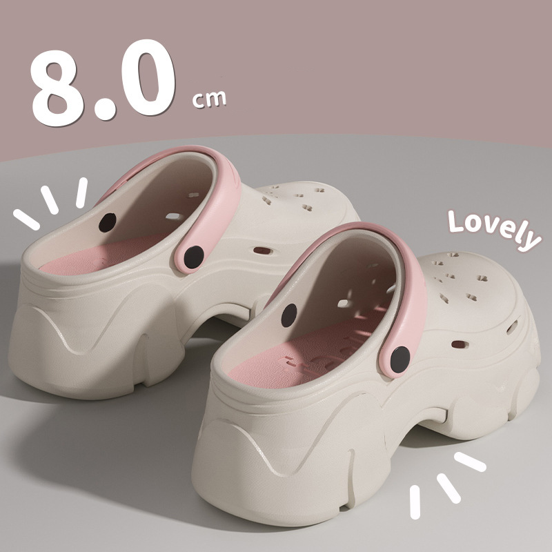 EVA Summer Slippers New Sandals for Women 2025 Outdoor Clogs Thick-soled Slippers Women's Flip-flops Non-slip Home Slippers