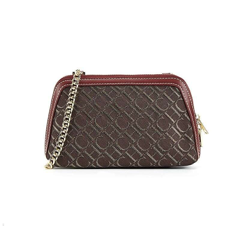 Women's Bags Letter Printed Light Suede Leather Chain Shoulder Bag Fashion Retro Crossbody Designer