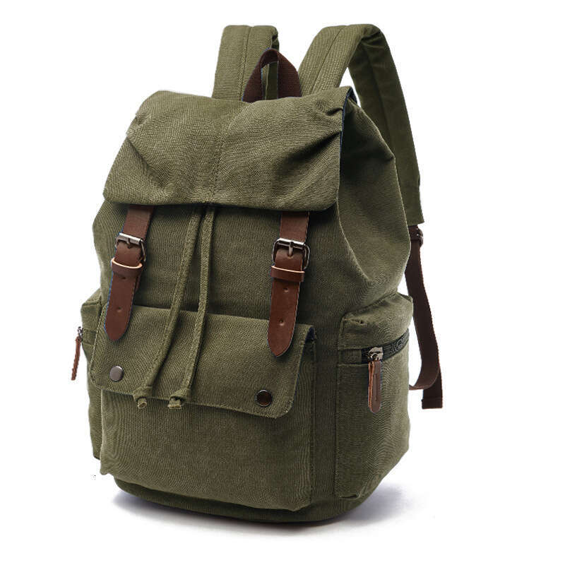 Backpack New Fashion Vintage Canvas School Bag Men's Travel Bags Large Capacity Backpack