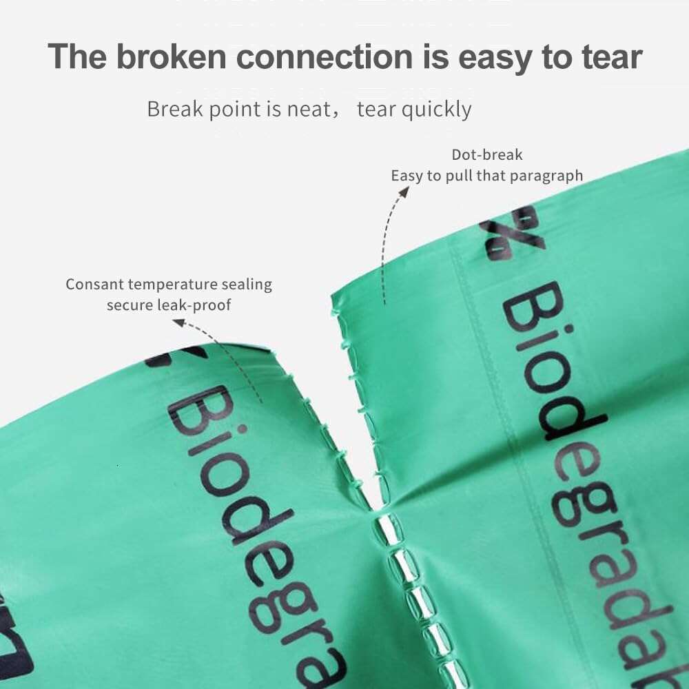 DHpet 100% Biodegradable Compostable Dog Poop Bags Guaranteed Leak Proof and Extra Thick Waste Bag For Dogs Unscented Pet Waste Bags 120 Bags 8 Pack o