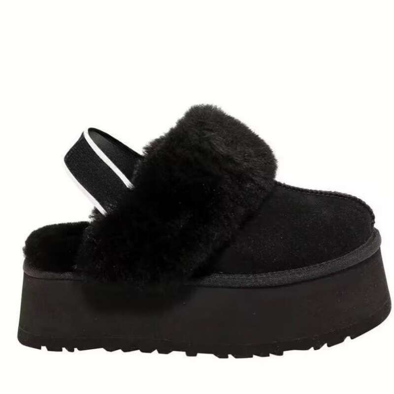 2024 Women platform heels flat sandals slide men slippers tenis ladies shoes flip ps boots black white