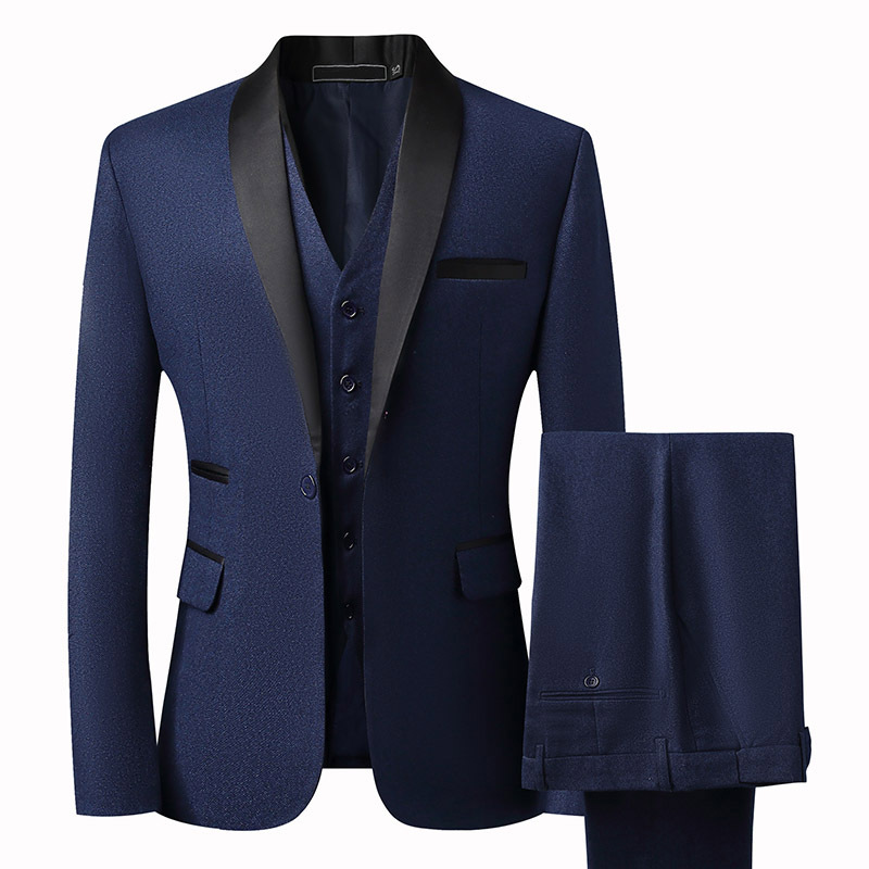 Men's K631 Big Fit Wedding Attire - Fall Seasonal Groom Suit with Professional Appeal