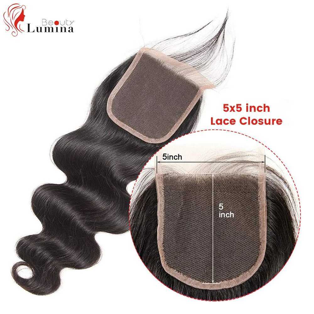 Lace Closure Wave Hair 4x4 Lace Cloud Swiss Lace Hair Extension 100% Transparent Lace Closure W241221
