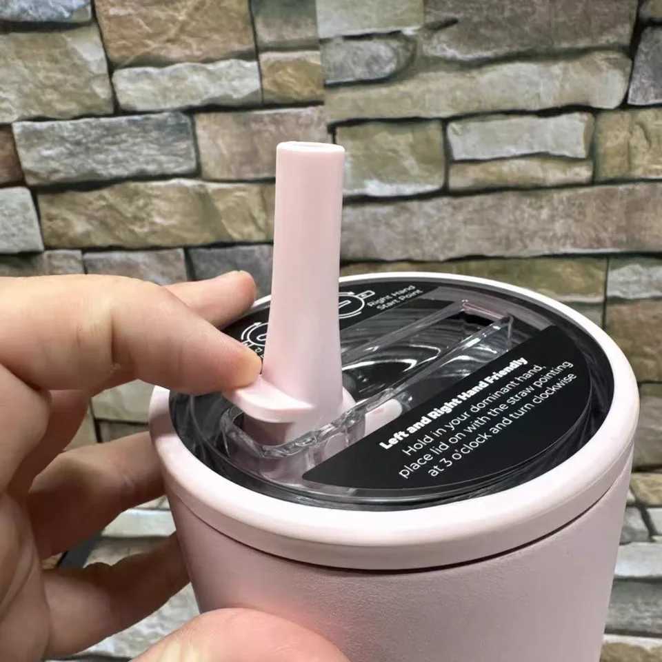 New HydroJug travel car 32OZ straw hat stainless steel vacuum cleaner Lnsated car g double wall Lced travel hot cup Y241217
