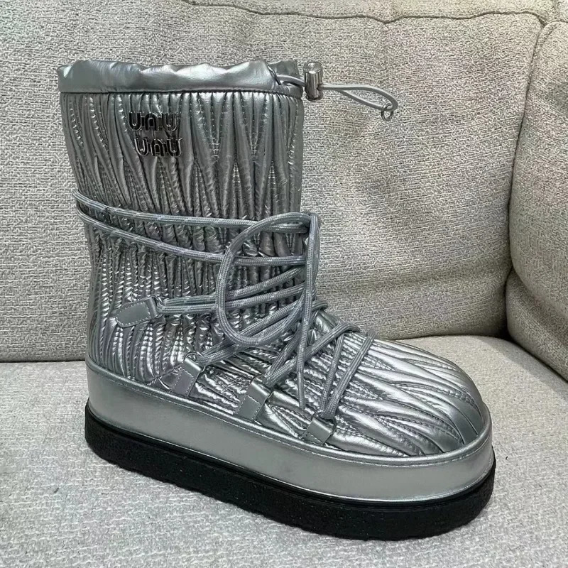 2025 autumn and winter thick snow boots womens casual fashion short tube strap thickened warm non-slip cotton boots 241218