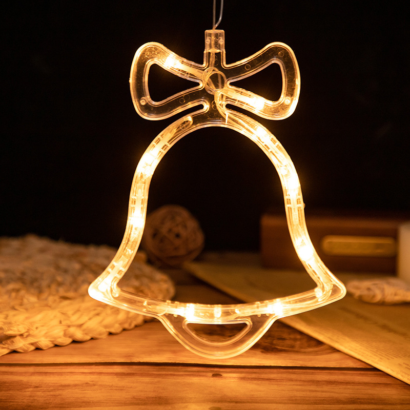 LED Christmas Light String with Suction Cups for Trees and Windows