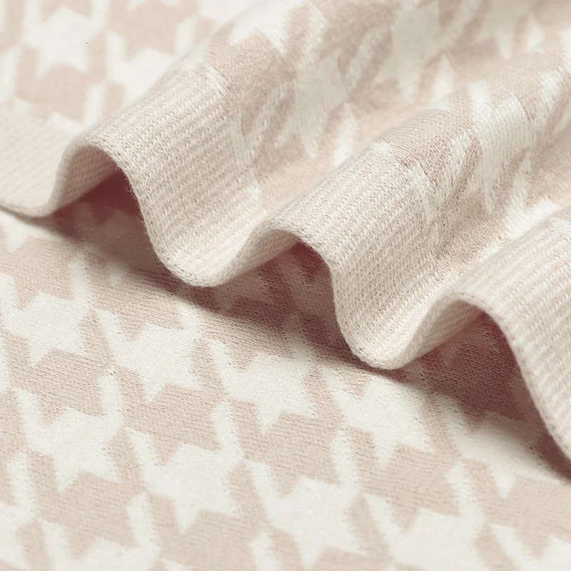 Baby Blankets born Cotton Swaddle Wrap Plaid for Infant Kids Boys Girls Ultra-Soft Reversible Knitted Toddler Receiving Mats 241217