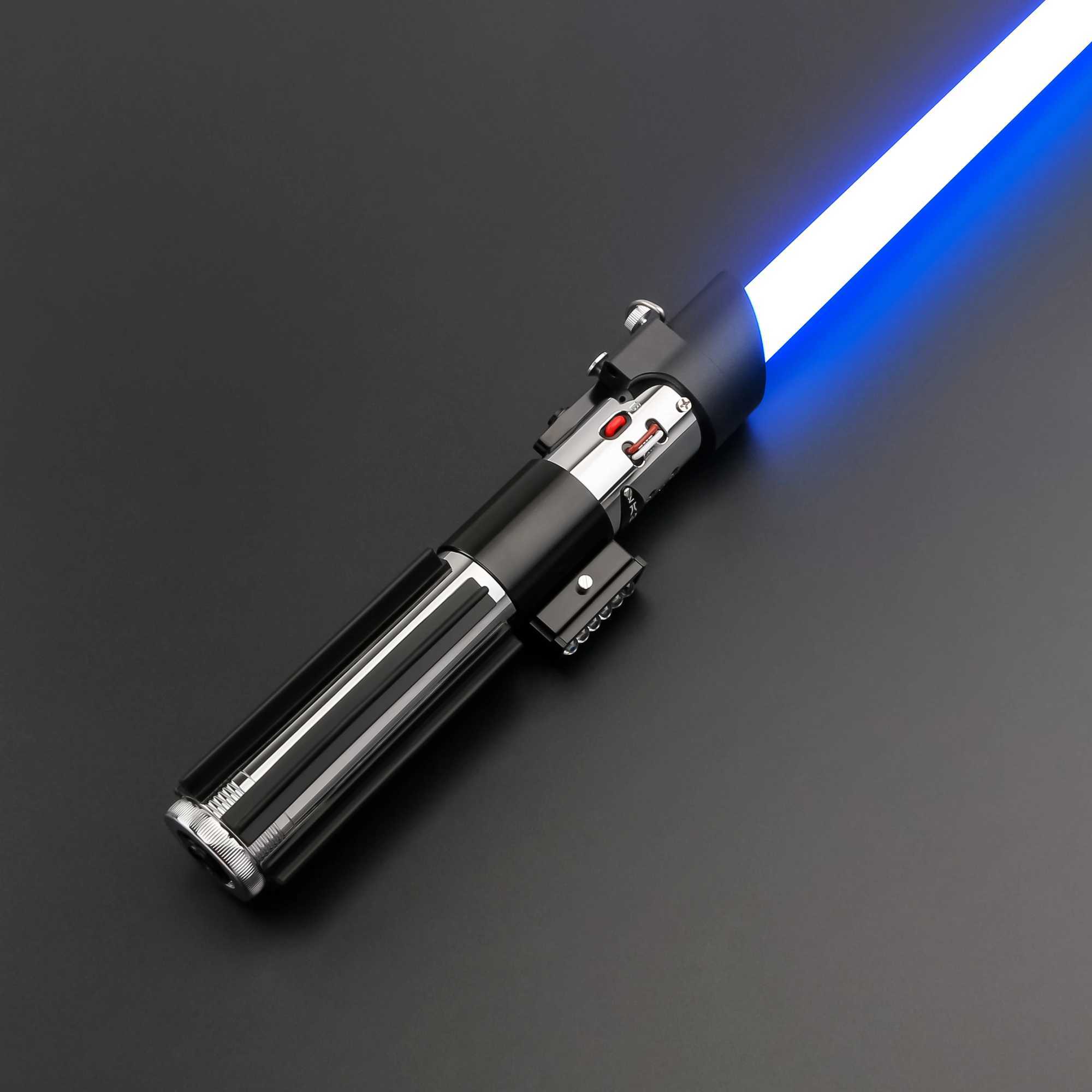 Black Friday Darth Vader EP5 Battle Smooth Swing Metal Lightsaber Power Heavy Duel Skywalker Gift Font Laser Sword W241218