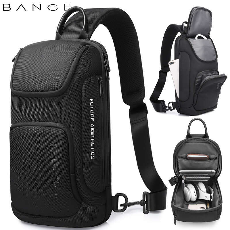 Backpack Large Capacity Men's Messenger Ultralight And Portable Multi Pocket Waterproof Backpack Travel Chest Bag For Ipad