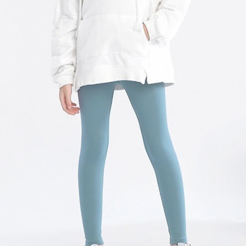 Uu-1976 Spring & Fall Thin Kid's Inspired Yoga Tights - Lightweight Long Pants For Girls