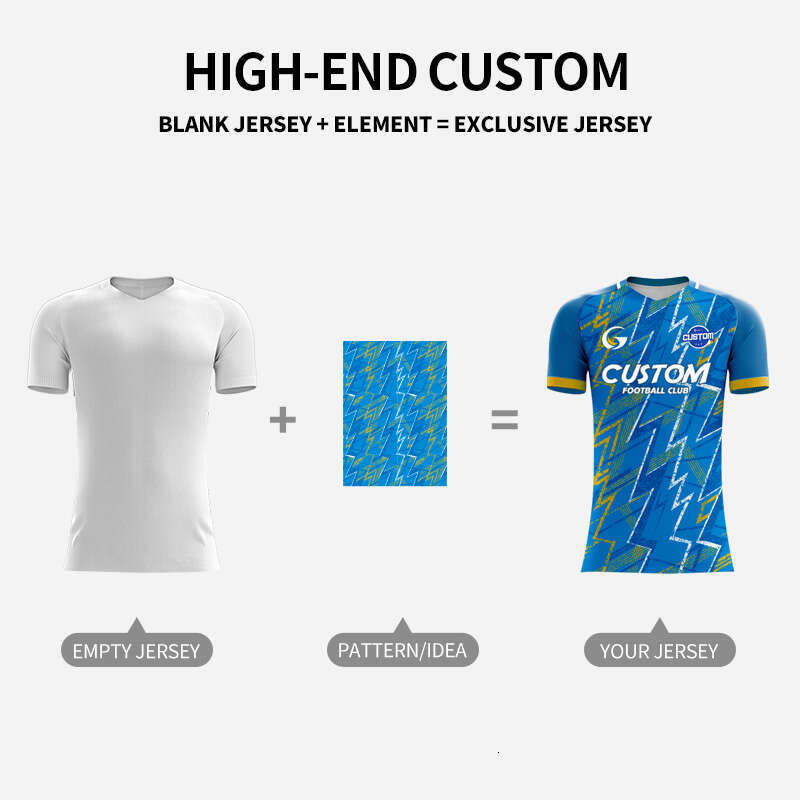 2025 Sublimation Customize 100% Polyester Own Design Club Team Training Football Jersey Kits Breathable Soccer Uniform Shirt For Mens