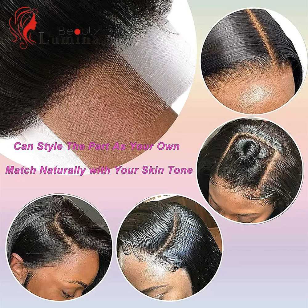 Straight lace closure only for straight hair real high-definition transparent lace front 4x4 lace closure straight 100% human hair Remy W241218