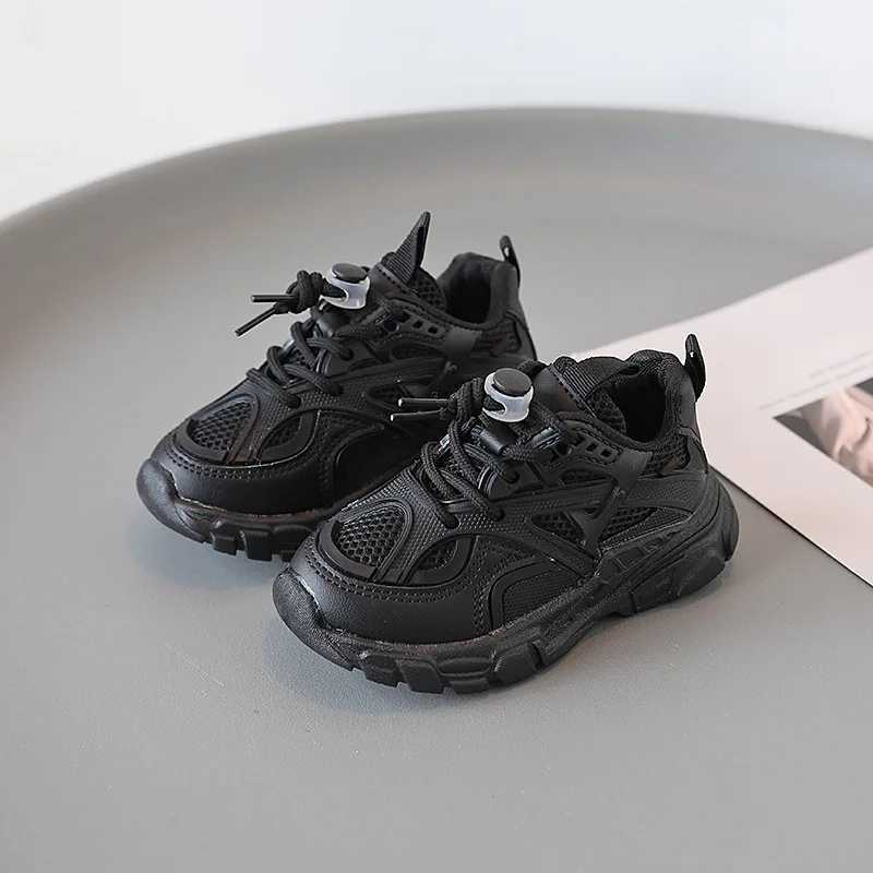Childrens mesh breathable sports shoes 2022 spring/summer new baby soft soled casual shoes school sports shoes X250409