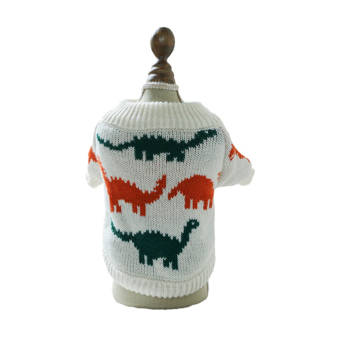 2024 new pet clothing Dog clothing Dog Apparel Pet Clothes Soft colorful dinosaur sweater