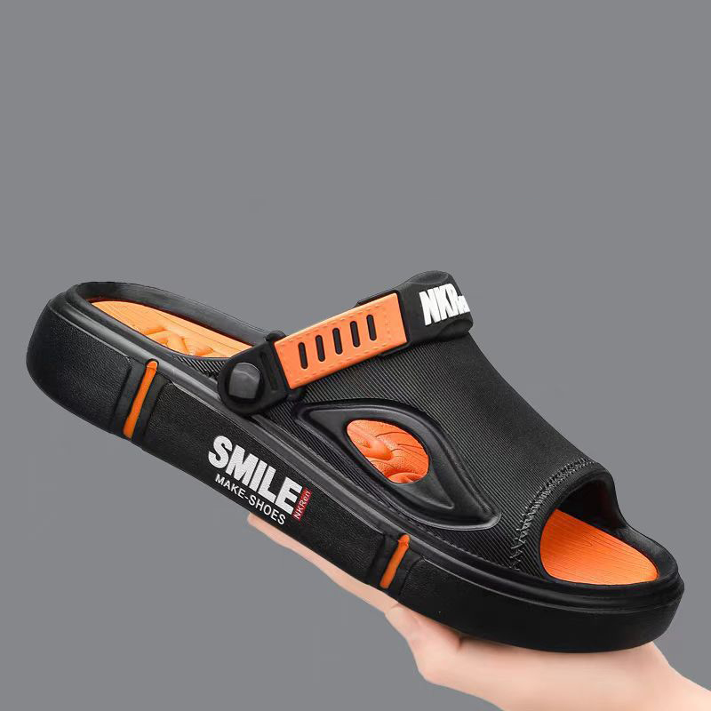 New Free Shipping For Mens summer outdoor slippers are non slip and wear-resistant Outdoor sports fashionable thick soled beach sandals