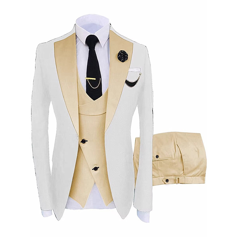 3379 Men's Formal Business Suit for Cross-Border Trade - Elegant Office Wear