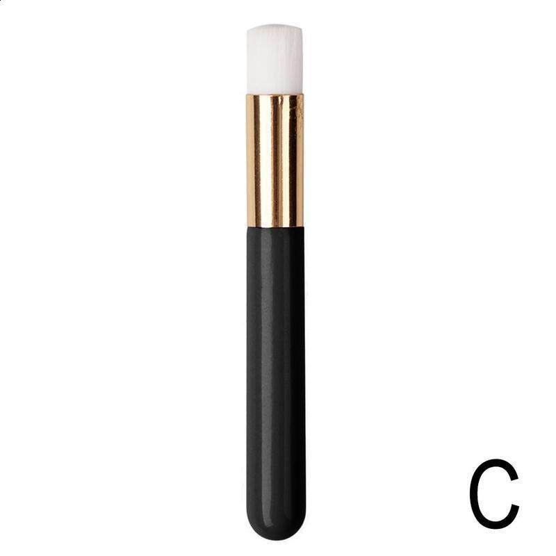 False eyelashes mousse brush household cleaning nose washing brush flat head makeup black head removal 241008