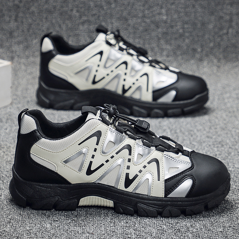 2025 new mens shoes casual sports shoe classic black beige men outdoor hiking trendy workwear hot trainers sneakers 39-48