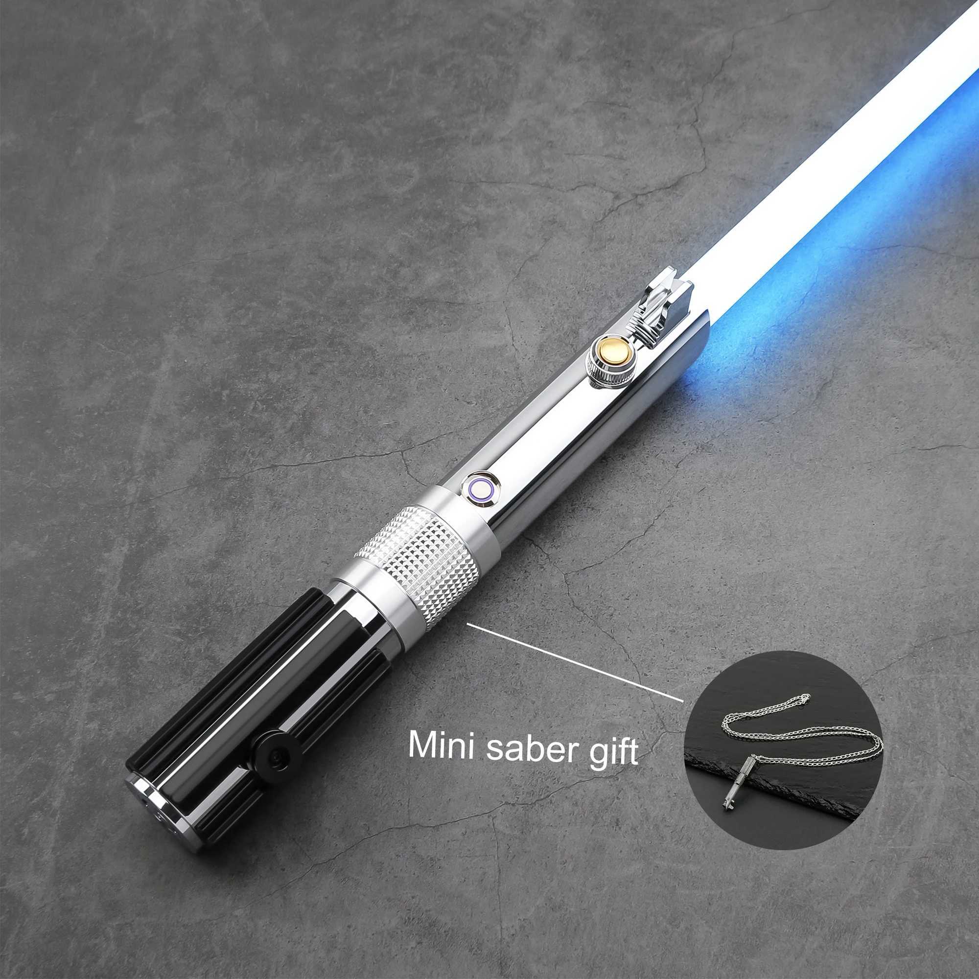 TXQSABER Anakin SE Luminous Toy Lightsaber Smooth Swing Combat Skywalke Gift JEDI Sword Metal Saber Force Glow Proffie SNV4 W241218