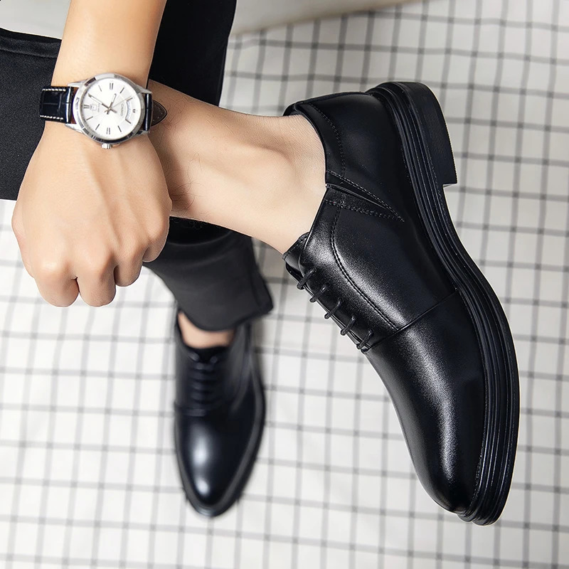 High Quality Loafers Mens Shoes Business Oxford Shoes Italian Mens Dress Shoes Zapatos De Hombre De Vestir Formal 241216