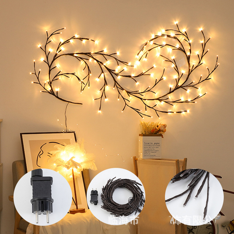 Creative Branch LEDs - Enhance Your Holiday Atmosphere with Plug-In Twig Light Strings