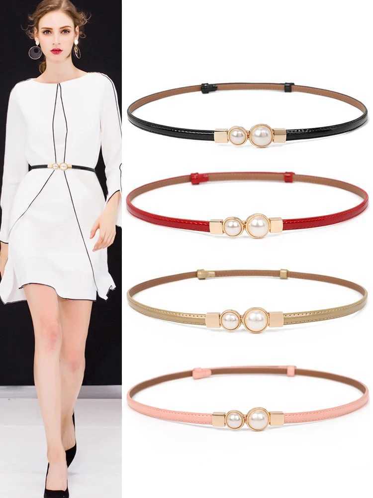 Cintura Regolabile Alla Moda Per Donne In Pelle Vera Pelle Artificiale Fibbia P…