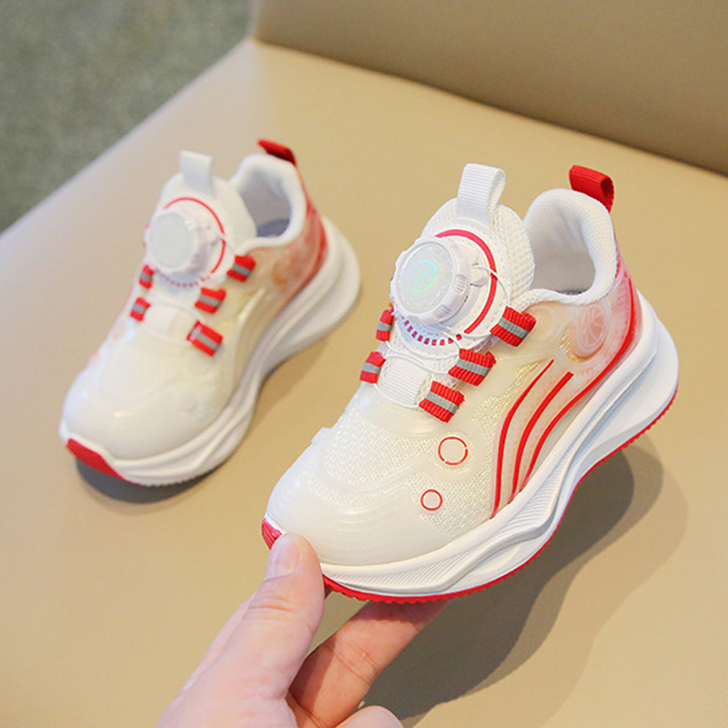 Kid Sneakers Basketball Shoes Children's Training Athletic Shoes Cutefeet Boys Girls Non-Slip Running Trainers Toddler Tennis Shoes Size 21 - 32