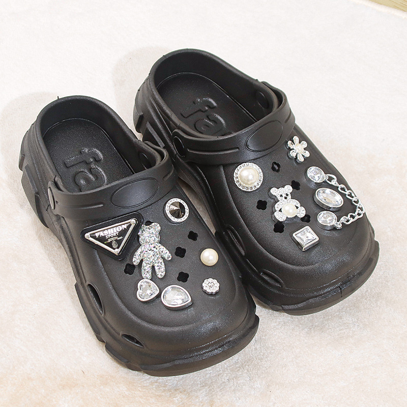 Free Shipping slippers designer slides womens Platform sandals summer home outdoor Slipper bathroom woman shoes beach size eur 36-41