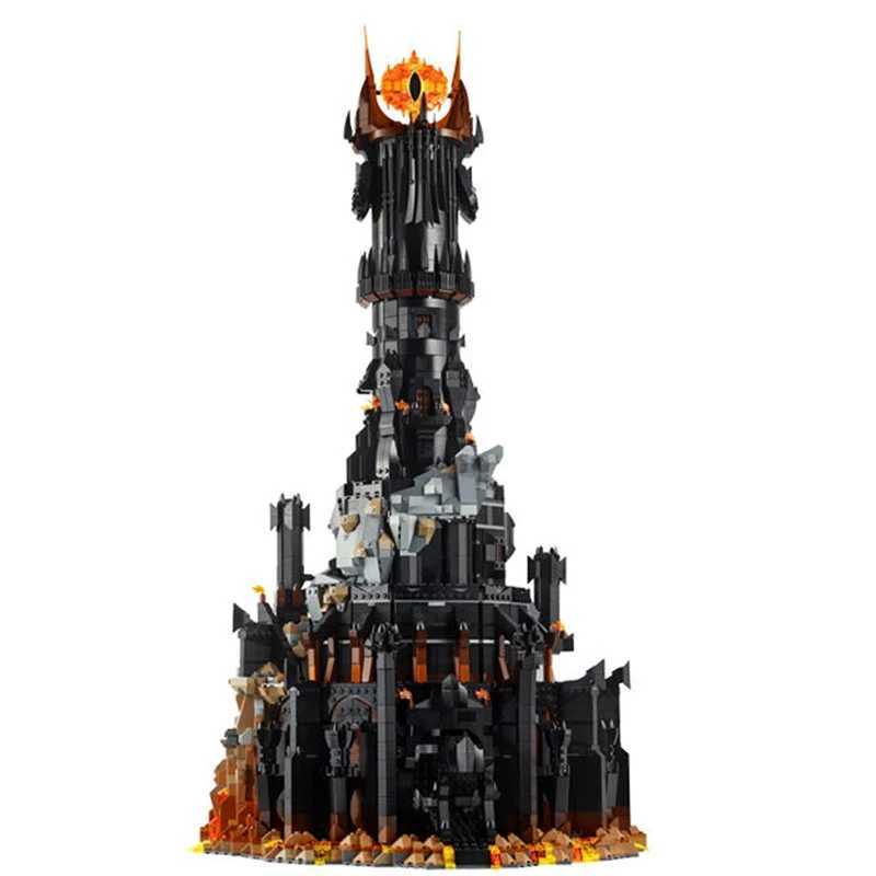 5471 pieces of creativity 10333 black tower model building block kit building block toys adult boys birthday Christmas gift X241218