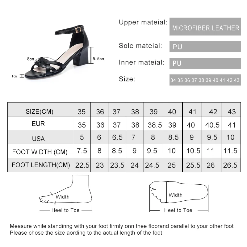 AIYUQI Women's Sandals Rome Women's Summer Shoes Mid Heel Black Fashion Open Toe Women's Sandals