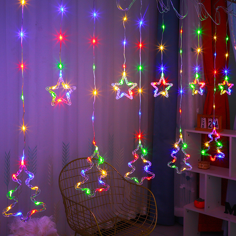 LED Snowflake Deer Christmas Lights for Indoor Outdoor Decoration Ideal for Festival Atmosphere