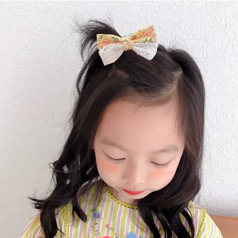 10Pcs/Set Big Bow Flower Elastic Hairbands Children Girls Sweet Hair Ties Fashion Headbands Hair Accessories Rubber Band For KidXJ241217