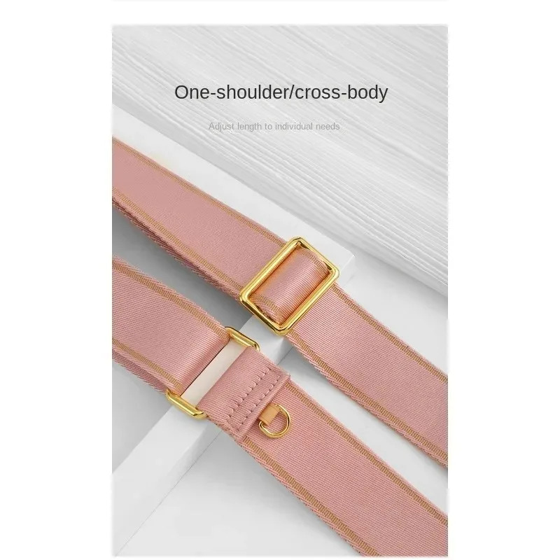 Fashionable womens bag with adjustable cross body shoulder bag accessories with solid color handbag and bottom strap 241218