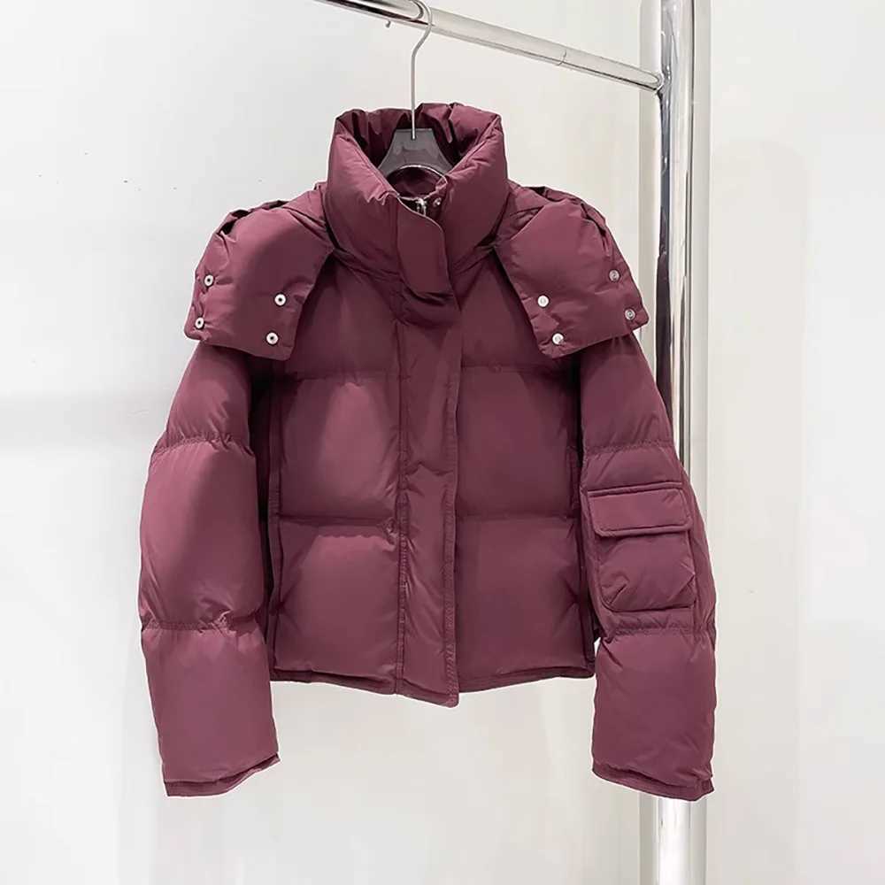 Womens Puff Cotton Jacket Winter Warm Thick Long Sleeve Super Large Hoodie Shorts Park Womens Loose Bedding Coat M241218