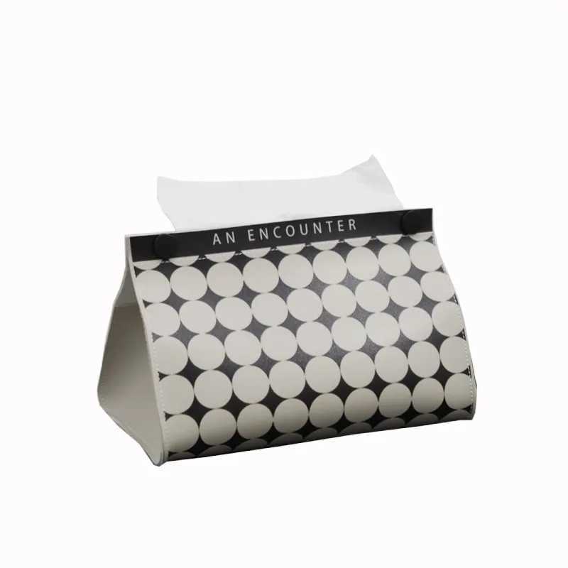 Leather tissue holder household paper towel storage box used for storing daily life Ro detachable tissue box car cardboard box Y241218
