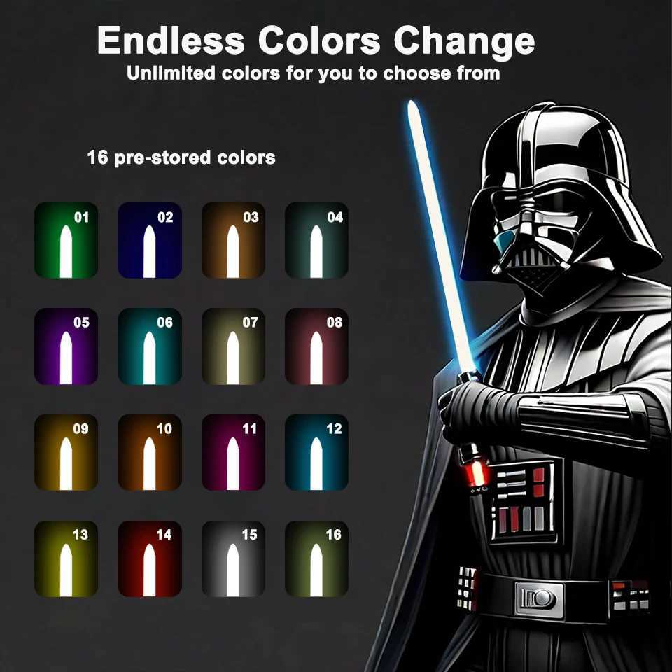 Pixel Lightsaber Woman Windu Xenopixel Light Saber Jedi Neopixel Metal Handle Laser Sword Cosplay Heavy Dueling Luminous Toys W241218