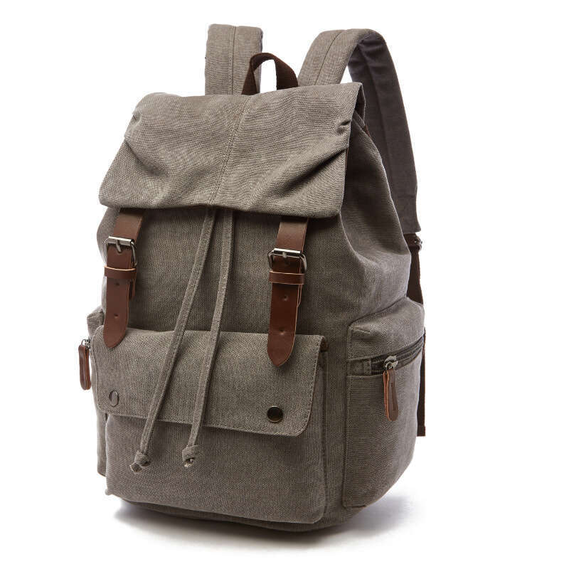 Backpack New Fashion Vintage Canvas School Bag Men's Travel Bags Large Capacity Backpack