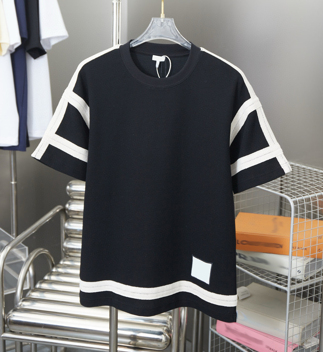 Men's Plus Tees & Polos letter knitted sweater in autumn / winter knitting machine e Custom detail crew neck cotton 33teh