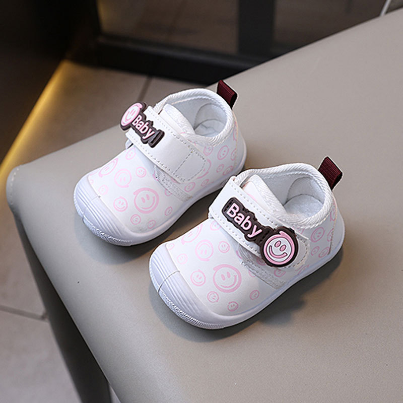 Baby Girl Boy Shoes First Walkers Soft Newborn Enfant Cutefeet Sneakers Cute Infant Toddler Causal Shoes Sizes 16 - 21