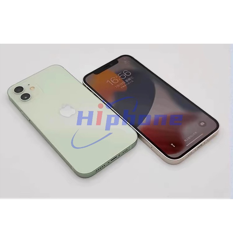 Unlocked Original Apple iPhone 12 Mini Genuine RAM 4GB ROM 64/128/256GB A14 IOS NFC 5G Cell Phone with Face ID