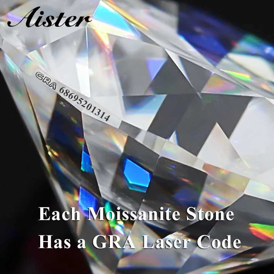 Wholesale D-color moissanite loose stone 0.1-12.0ct VVS1 certified moissanite laboratory diamonds pass the testing instrument W241214