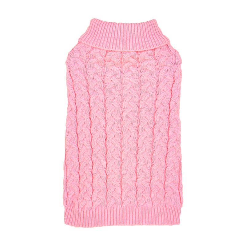 Dog Apparel Pet Clothes Cross-border new two-legged leisure solid color knitted comfortable Teddy Bichon dog sweater