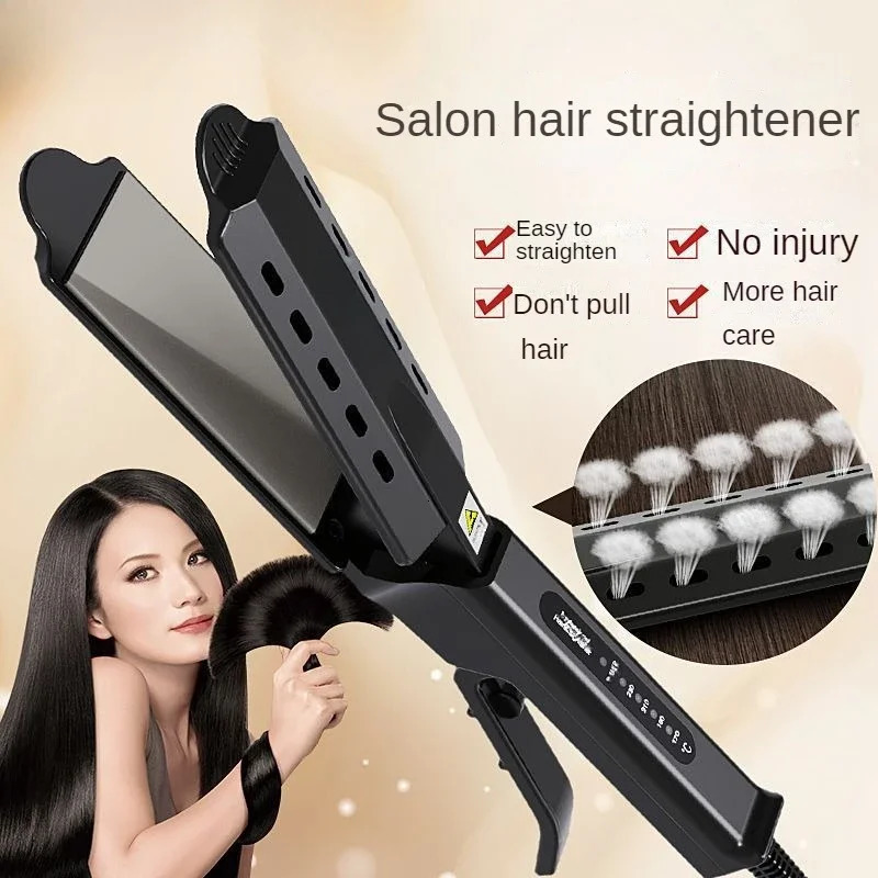 Professional Hair Straightener Four-gear Flat Iron Ceramic Heating Plate Wet Dry Heats Up Fast Straightening Styling Tool 241224