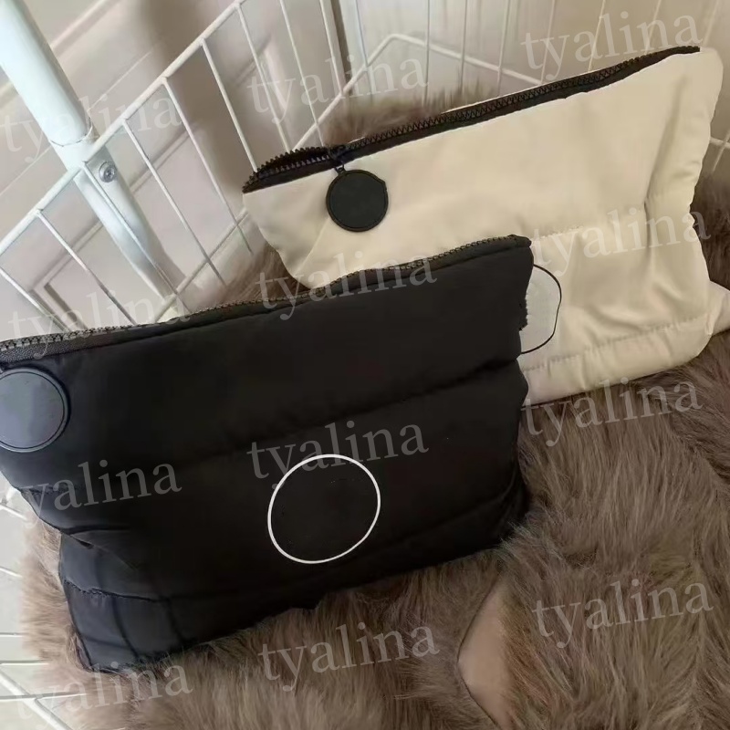 Trousse de maquillage coton duvet haute qualité femme portable voyage fermeture éclair nécessaire de toilette femme pochette tendance