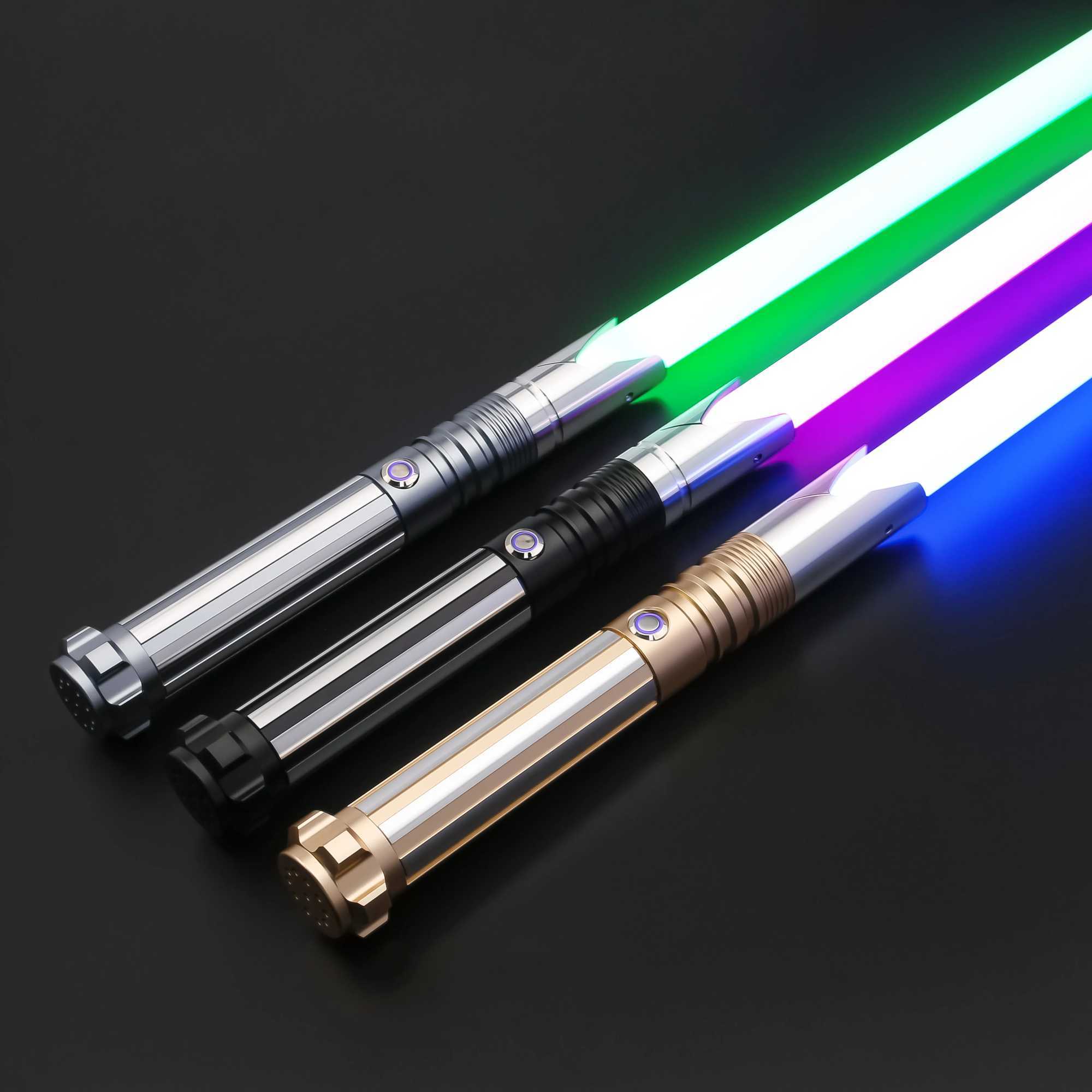TXQSABER Heavy Dueling Lightsaber Neo Pixel RGB Toys Laser Saber Metal Hilt Smooth Swing Combat Cosplay Luminous Kids Toys W241218