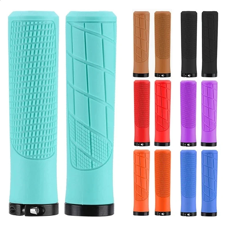 MTB Grips Handles for Bicycle Cuffs Mtb Bike Gauntlet Lock on Handlebar Cover 22mm Grip Motorcycle BMX Accessories 241216